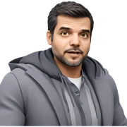 stylish male with beard sticker