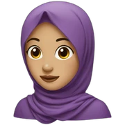 Hijab girl sticker