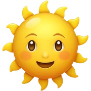 Sun sticker