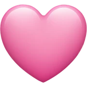Crear pink heart sticker