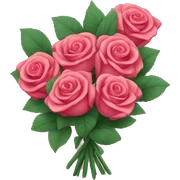 Big roses bouquet  sticker