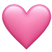 Pink heart sticker