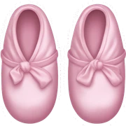 Light pink silk slippers and robe sticker