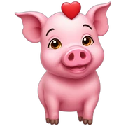 cupid-pig sticker