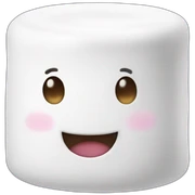 marshmallow sticker