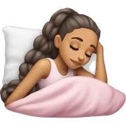 Ariana Grande sleeping sticker