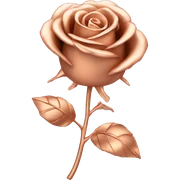Rose gold sticker