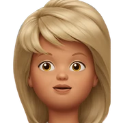 blonde girl portrait sticker