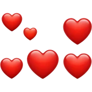 red heart sticker