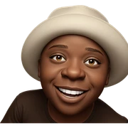 happy boy in a hat sticker