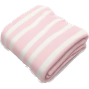 Cute light pink and white blanket sticker