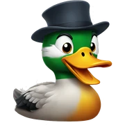 Duck sticker