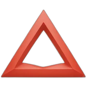 delta symbol sticker