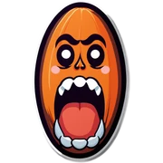 Screaming Yam sticker