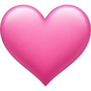Pink heart  sticker