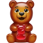 Gummy bear sticker