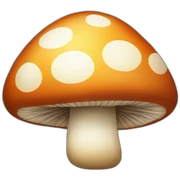 Mushroom sticker
