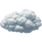 Realistic clouds sticker