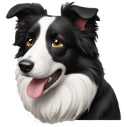 Border collie sticker