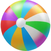 beach ball sticker