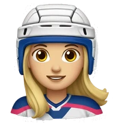 Hockey mujer sobre arena sticker