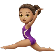 gymnast girl sticker