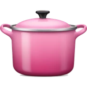 Pink Le Creuset  sticker