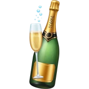 ace champagne sticker