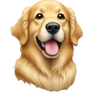 Golden retriever Christmas  sticker
