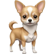 Grey-white Chihu dog sticker