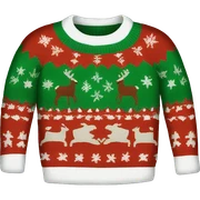 Christmas sweater sticker