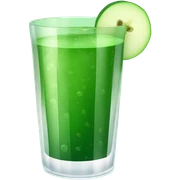 Green juice sticker