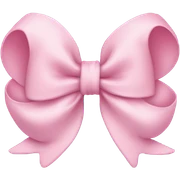 Pastel pink bow sticker
