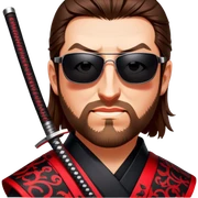 Daring Samurai sticker