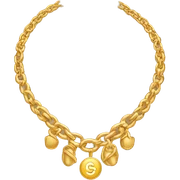 Gold necklace  sticker