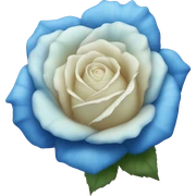 blue rose  sticker