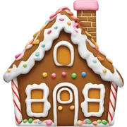 gingerbread house sticker
