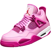 Pink Jordan 4 sticker