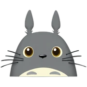 Totoro the main character of the movie of the Studio Ghibli “My Neighbor Totoro” sticker