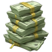 money pile sticker