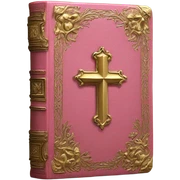 Bible pink sticker
