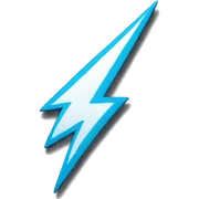 Preppy lightning bolt sticker