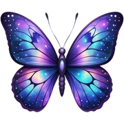 Galaxy Butterfly sticker