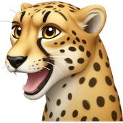 cheetah crying  sticker