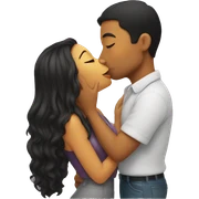 kissing sticker