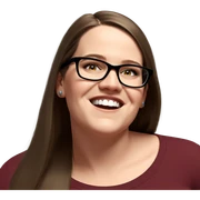 girl with boy in glasses sticker