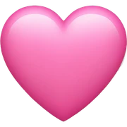 Pink heart sticker