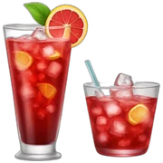 red-drink-with-ice sticker