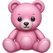 oso rosa sticker
