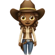 Cowgirl sticker